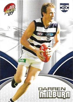 2007 Select AFL Supreme #84 Darren Milburn Front